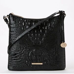 Brahmin Katie Leather Crossbody Black